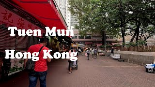 TUEN MUN STREET WALK HONG KONG STREET TOUR  FEB 2024 4K TOUR [upl. by Yebot]