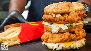 Recreate McDonalds Chicken Big Mac at Home  Copycat Recipe [upl. by Hasen286]