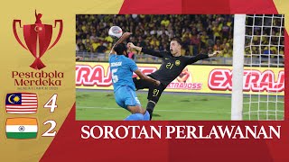 Malaysia 42 India  Pesta Bola Merdeka 2023 [upl. by Tisdale]