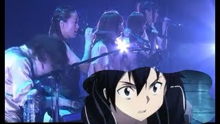 Sword Art Online OST Orchestra Live Yuki Kajura  Swordland [upl. by Ollayos214]