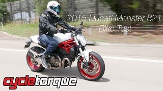 Ducati Monster 821 test [upl. by Terraj768]