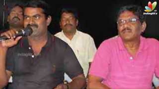 Seeman blasts at Vadivelu for compromising with Telugu outfits  Tenaliraman Issue  Cinema news [upl. by Ssepmet]