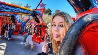 Her FIRST Superstar Ride Redhill Park Fun Fair Vlog Bournemouths BIGGEST FAIR  2023 [upl. by Baumann]