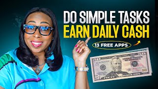 13 FREE Apps To Make Money From Your Phone – Easy Cash In 2024 [upl. by Nalorac]