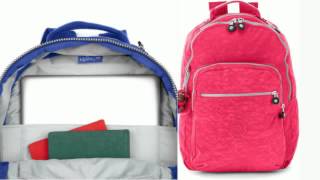 Kipling Basic Seoul Laptop Backpack  LuggageFactorycom [upl. by Lovash]