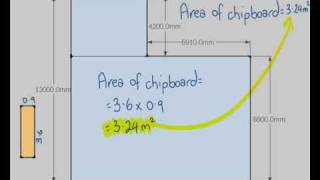 Area of composite compound shapes [upl. by Fillbert]