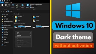 Fixed ✔️ Enable Dark Mode Without Activating Windows 10 or Windows 11 [upl. by Chaudoin]