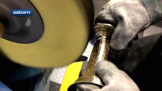 Polishing brass chalice – Osborn Applicationvideo [upl. by Trinl440]