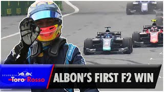 Alex Albons First F2 Win  Azerbaijan 2018 [upl. by Atteuqaj385]