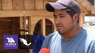 Crean negocio de casitas con madera reciclada [upl. by Va]