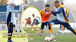 MBAPPÉ SHOCKS CARLO ANCELOTTI WITH INSANE TRAINING SKILLS [upl. by Kinelski894]