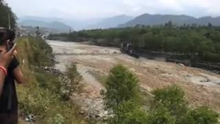 Pokhara Flood Videomp4 [upl. by Qulllon639]