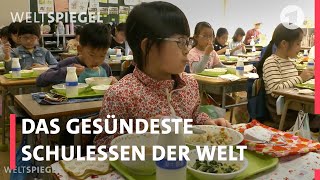 Japan Gesundes Essen in der Schule  Weltspiegel [upl. by Emia448]