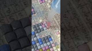 Square Diamond Painting Art  137 asmr diycrafts craft art diy relax gift satisfying shorts [upl. by Austina860]