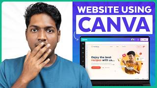 How to Make a Website Using Canva for FREE 🤩 2024 [upl. by Chrissa]