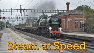 Steam Trains at Speed On The Mainline  Volume 1 [upl. by Ahsuas]