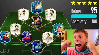 WORLDS FIRST 195 RATED FUT DRAFT  FIFA 20 [upl. by Idnir]