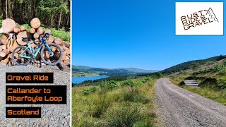 Gravel Cycling The Callander to Aberfoyle Loop [upl. by Tedd]