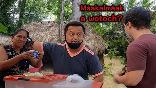 American Shocks Jungle Village by Speaking Ancient Mayan Language [upl. by Kassaraba]