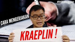 Cara Mengerjakan Tes Kraeplin  Koran [upl. by Profant]