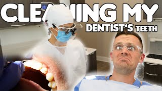 Dentist Gets Teeth Cleaned by Dental Hygienist [upl. by Pattin72]