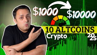 🤑 Top 10 Safest Crypto To 10x In Crypto Market By 202425 Bull Run 🚀 1000 Pump In These Altcoins 🚨 [upl. by Christalle]