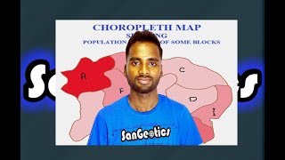 Choropleth Map and its drawing  Sanjib Mandal  SanGeotics [upl. by Benedikt]