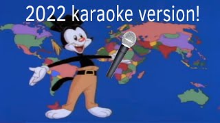 Updated Yakkos World 2022  Nations Of The World Rewritten Karaoke [upl. by Pedaiah507]