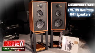 Wharfedale LINTON Heritage Cool Retro Modern Excellent Affordable HiFi Speakers REVIEW [upl. by Kowal]