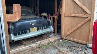 Barn Find 1955 Cadillac Fleetwood Series 75 Factory Limo  First Time Outside in 47 Years [upl. by Ydassac158]