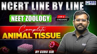 NEET Zoology Complete Animal Tissue  Zoology Class 11 amp 12  NCERT Line By Line Dropper GURU Sir [upl. by Rehpetsirhc]