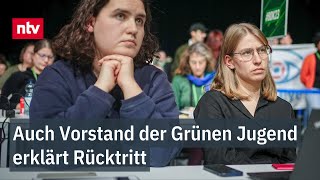 Nächster PersonalKnall Gesamter Vorstand der Grünen Jugend erklärt Rücktritt  ntv [upl. by Tannen]