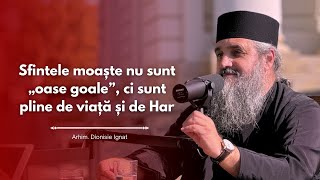 PodcastdeHram cu Arhim Dionisie Ignat Sf moaște nu sunt „oase goale” ci sunt pline de viață [upl. by Ahseei]