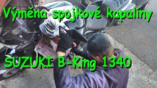 Výměna spojkové kapaliny a odvzdušnění nejen u Suzuki BKing  clutch fluid change bleeding [upl. by Orvil]