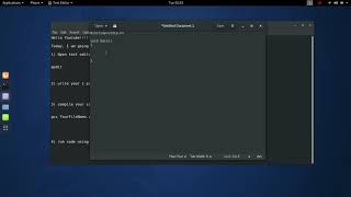 How to writecompile and run C program in UbuntuLinux Terminal Using Gedit [upl. by Hcurob]