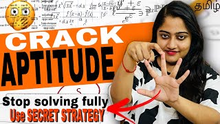 Study only these topics to clear APTITUDE ROUND in SMART wayதமிழ்🔥🚀 APTITUDE PREPARATION GUIDE [upl. by Mw]