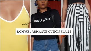 TRY ON HAUL SITE CHINOIS ROMWE  ARNAQUE OU BON PLAN   MINI BN [upl. by Einahpts]