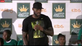 LeBron James Homecoming 2014  Full Press Conference [upl. by Oretna]