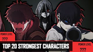 Sweet Home x Shotgun Boy  TOP 20 STRONGEST CHARACTERS EoS [upl. by Miksen]