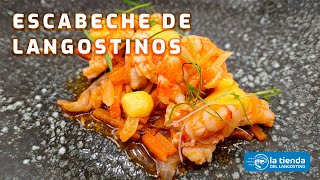 Receta de Escabeche de Langostinos [upl. by Annaiuq]