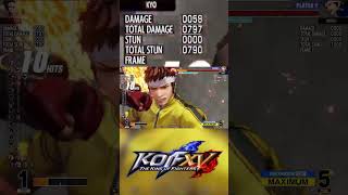 Kyo Kusanagi Death Combos Part 2 King of Fighters 15 [upl. by Linsk]