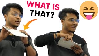 Making and Playing his own Guitar 😂  Abhishek sir funny moments [upl. by Smaoht]