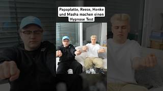 Papaplatte Reeze Henke und Masha machen Hypnose Test mit Timon Krause papaplatte papaplatteclips [upl. by Soneson545]