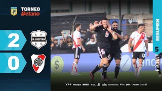 RIESTRA 2  0 RIVER  Resumen del partido  TorneoBetano 2024 [upl. by Tdnerb]