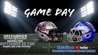 Greenbrier Football vs Morrilton [upl. by Burkitt]