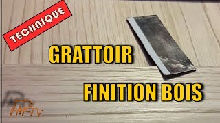 DIY un RACLOIR de MENUISIER  FINITION BOIS  COMMENT FAIRE ET UTILISER un RACLOIR  BRICOLAGE bois [upl. by Kinsley800]