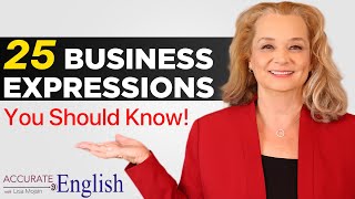 25 Essential Business Idioms for Fluent English [upl. by Paulson]