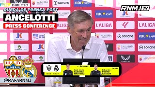 Rueda de prensa ANCELOTTI post Almería 13 Real Madrid 19082023 [upl. by Nyliac]