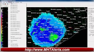 GRLevel3 How to use the Radar Software [upl. by Bailie]