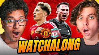 MANCHESTER UNITED 03 LIVERPOOL PREMIER LEAGUE 2425 WATCHALONG [upl. by Dnaleel]